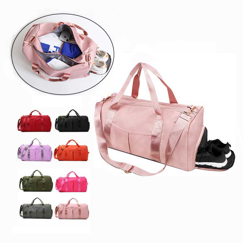 Duffle Gym Bag Girls Dance Bag Overnight Weekend Bag Kids Unicorn Sports Travel Gymnastics Little Bags with Shoe Compartment & Wet Pocket
